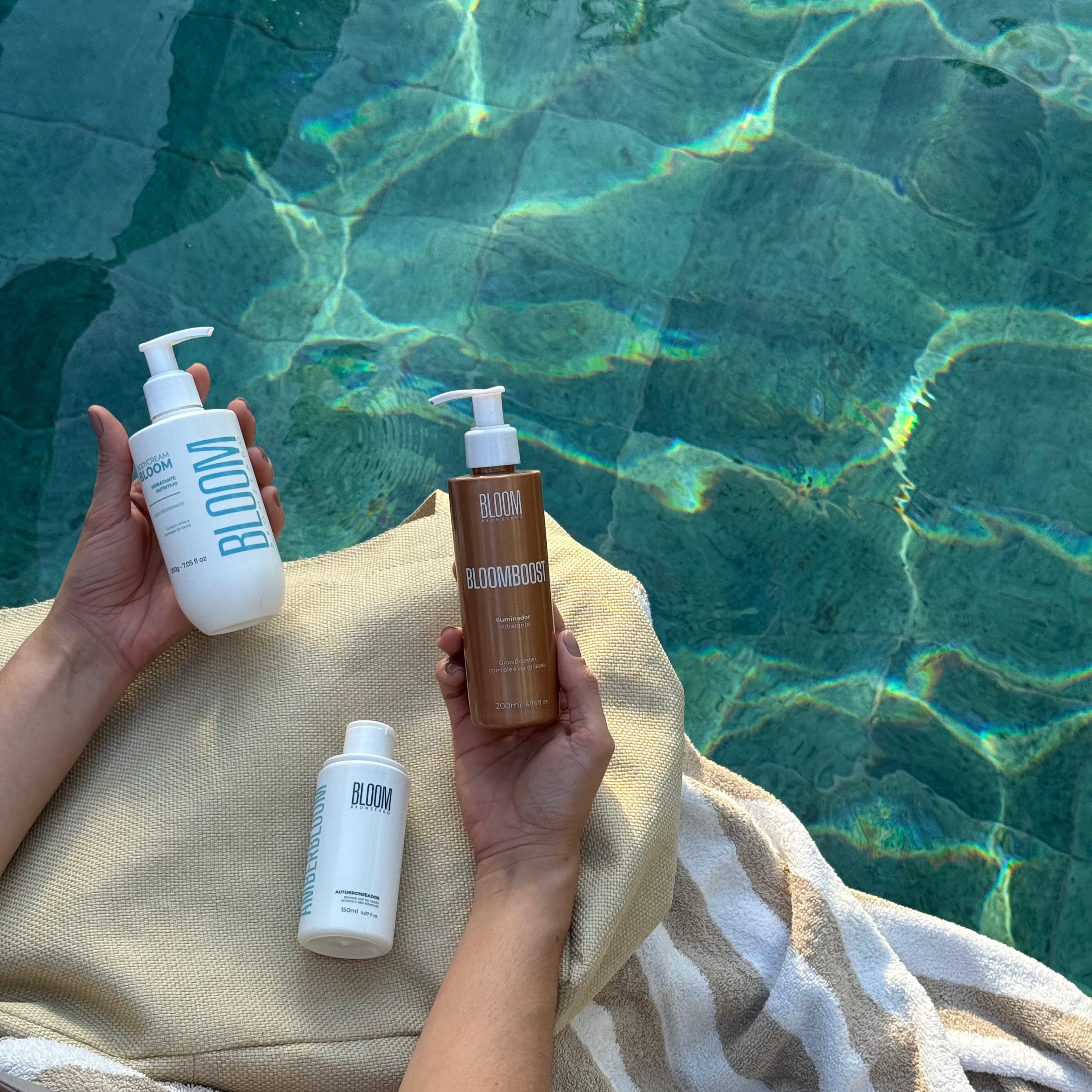 Kit Pele Perfeita, Amber Bloom + BloomBoost & Body Cream Bloom